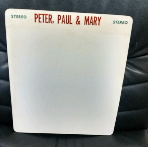 Peter, Paul & Mary Record Album Divider, Vintage!  Plastic from Record Store - Picture 1 of 3