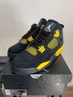 Jordan 4 Thunder Retro Size 10.5 DH6927-017 NEW Black Yellow Tour 2023