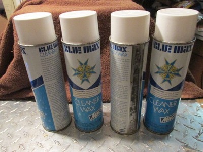 1 Vintage Mac's Blue Max Cleaner Wax BLUE MAX aerosol can 16 oz 10'' spray can