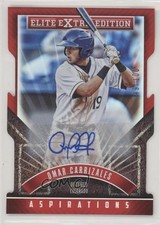 2015 Panini Elite Extra Edition Aspirations 49/100 Omar Carrizales #164 Auto 0pm