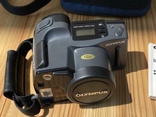 Olympus Infinity Superzoom 300 35mm SLR Film Camera Ships Fast Untested