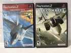Ace Combat 4 & 5 PS2 (PlayStation 2 Video Game Lot) Complete With Manuals