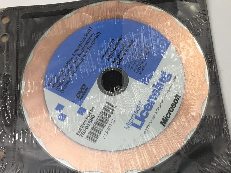 Microsoft Licensing Office Enterprise Edition January 2007 Applications - Image 4 of 4