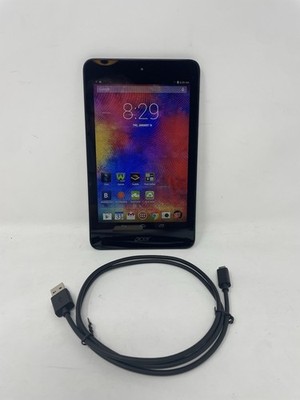 Acer Iconia One 7 B1-750 7in 16GB WiFi Tablet Black Tested Working Android 4.4.4