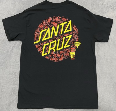 Santa Cruz X Killer Acid Graphic T-Shirt M Medium Black Skateboarding