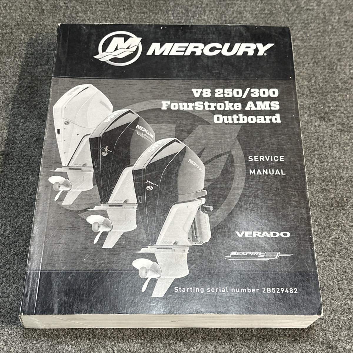 2021 Mercury V8 250/300 4 Stroke AMS Outboard OEM Service Manual