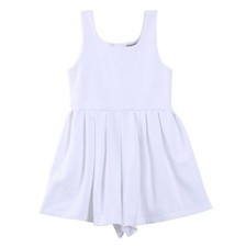 Habitual Kids White Babydoll Romper NEW  Size 4-5