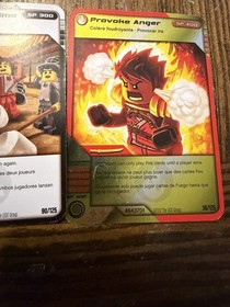 LEGO NINJAGO 9572 Spinner Set NRG Cole 9572 Golden Weapon 5 Trading Cards RARE