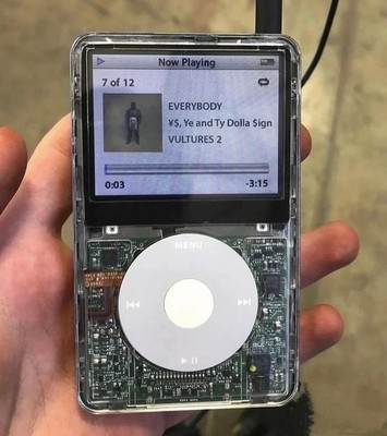 NEW Apple iPod Classic Video 5th 60GB 80GB 128GB 256GB Modded New Battery MP3