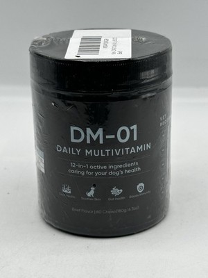 DM-01 Daily Multivitamin Multivitamin Itch Relief Chews for Dog 60 Chews Beef