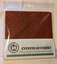 IO Cover a Card Dotted Floral Cling-backed background stamp Impression Obsession