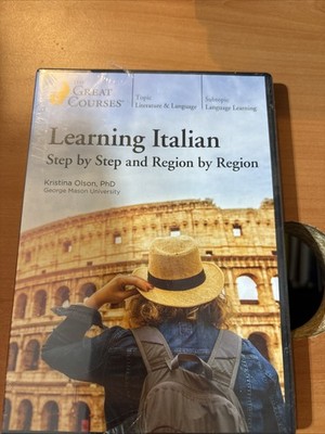 Learning Italian : Step by Step and Region by Region by Kristina Olson (2020,...