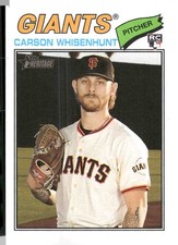 2026 Topps Heritage #79 Carson Whisenhunt