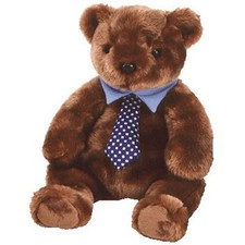 TY Beanie Buddy - HERO the Father's Day Bear 13.5 inch - MWMTs Stuffed Toy