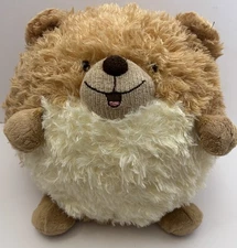 Pillow Pals Plush Bear Brown Shaggy Stuffed Animal Pillow Corduroy Nose 10 Inch