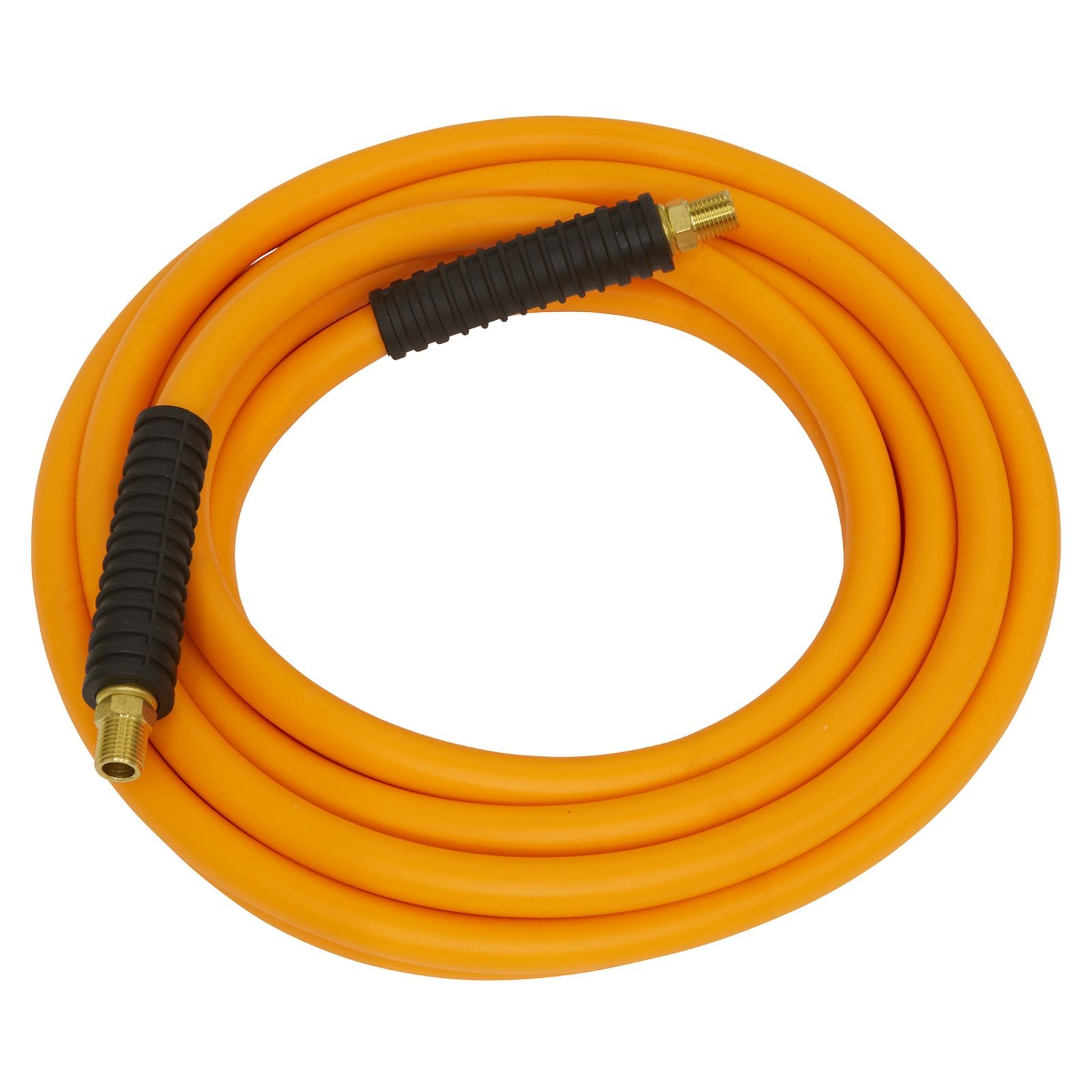 1x Sealey 10m Hybrid High Visibility 10mm Diam Air Hose With 1/4""BSP Unions