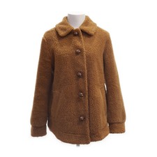 H&M, Fleecejacke, Damen, Größe: 36, Braun, Fischgräte, Plüsch #IUU