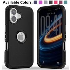 For iPhone 12 13 14 15 16e 17 Pro Max 11 Shockproof Heavy Duty Rugged Case Cover