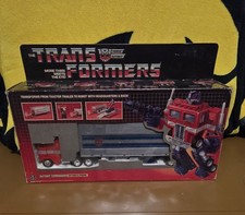 VINTAGE 1984 TRANSFORMERS G1 ORIGINAL OPTIMUS PRIME 100% COMPLETE W/ BOX INSERTS