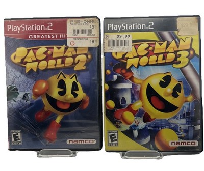 Pac Man World 2 & Pac Man World 3 PS2 2 Game Lot Bundle