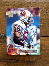 Hardy Nickerson Signed 1994 Topps Stadium Club  #177 Tampa Bay Buccaneers auto