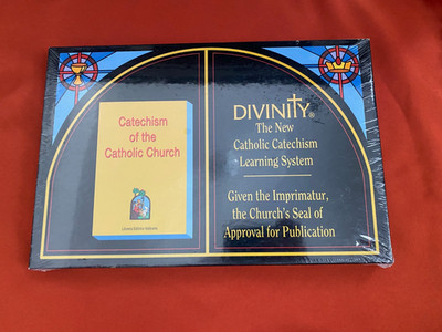 Divinity: The New Catholic Catechism Learning System board game   VG, sealed