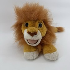 Vintage Disney Lion King Roaring Simba Plush Hand Puppet Stuffed Animal 1993