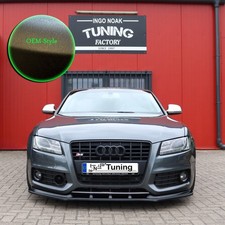 Spoilerschwert Frontspoiler Lippe aus ABS für Audi S5 B8, 2007-2011 in OEM Optik