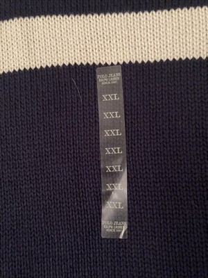 Vintage 90's Polo Jeans Co Ralph Lauren 1/4 Zip Knit Sweater 2XL