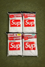 Supreme X Hanes White Boxers 4 Pack Brand New Authentic 99HAA36 S-XL