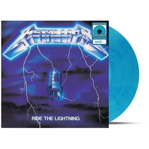 Metallica Ride The Lightning Limited Edition Electric Blue Vinyl Walmart SEALED