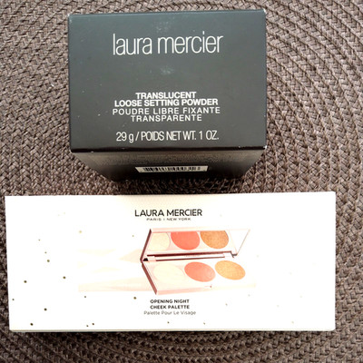 LAURA MERCIER Transparente LOOSE SETTING POWDER+ Opening Night Cheek Palette NEU