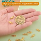 10pcs/Set 14K Solid Yellow Gold Jewelry Lobster Clasp Bead Open Jump