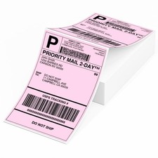 Phomemo 4X6'' Thermal Shipping Labels - Pack of 100 4x6 4x6 100, Pink