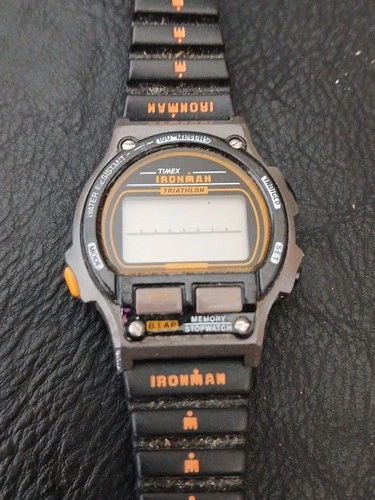 1993 Vintage Timex Women’s Ironman Triathlon Watch Water Resist Needs Battery