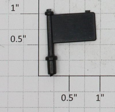 Acme 3000X-107 Black Plastic Flag