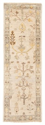 2'5'' x 7'10'' Vintage Hand-knotted Runner Rug Traditional Oriental Wool Carpet