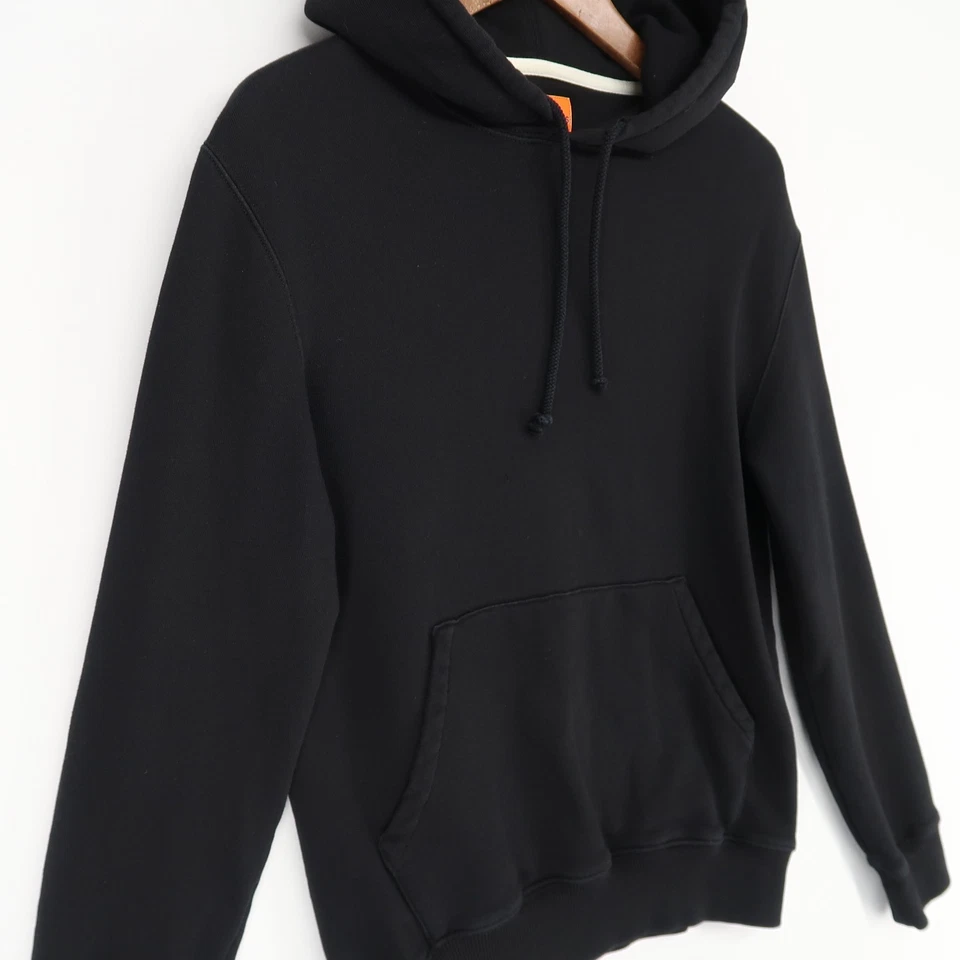 Sudadera con Capucha Calvin Klein X Raf Simons Adulto Pequeña Negra Brooke Shields Parche Naranja Foto 4 de 4