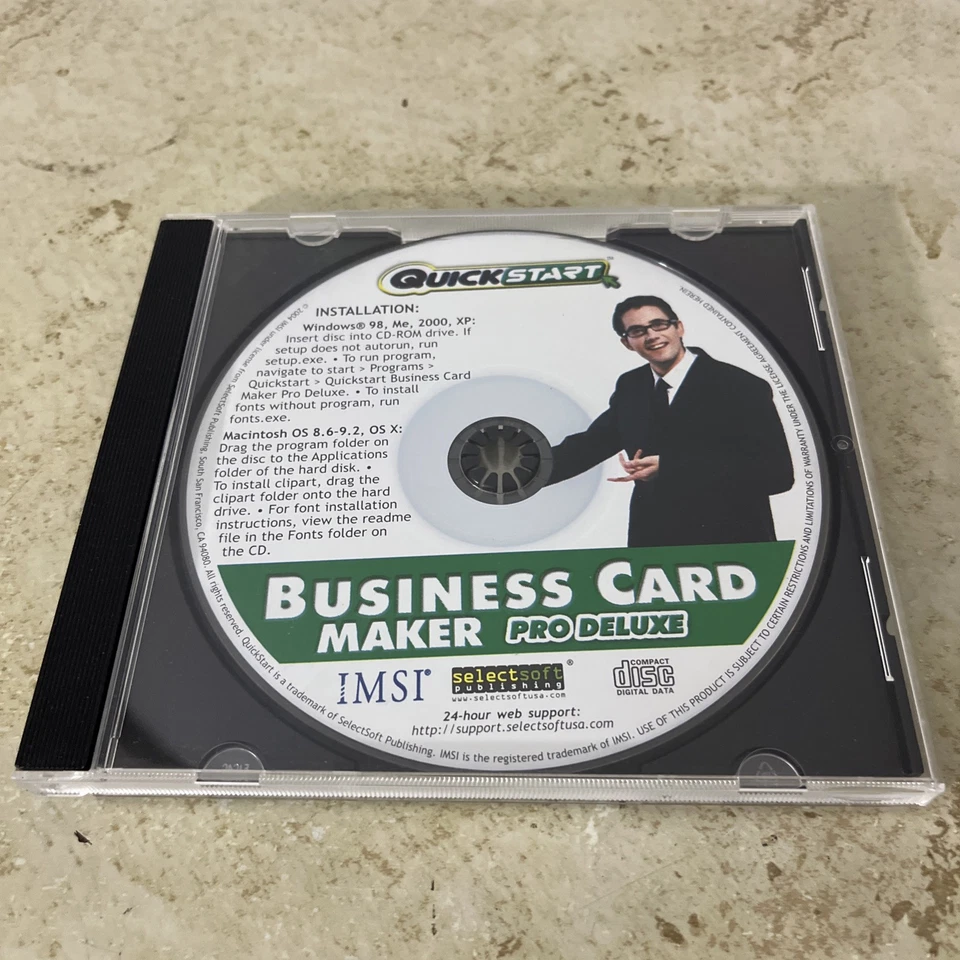 Quick Start Business Card Maker Pro Deluxe IMSI - Image 3 of 3