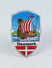 Stocknagel Stockschild Stockemblem - Danmark Dänemark Schiff Wappen
