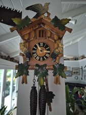 Beautiful Painted Vintage Count Wheel Cuckoo ...