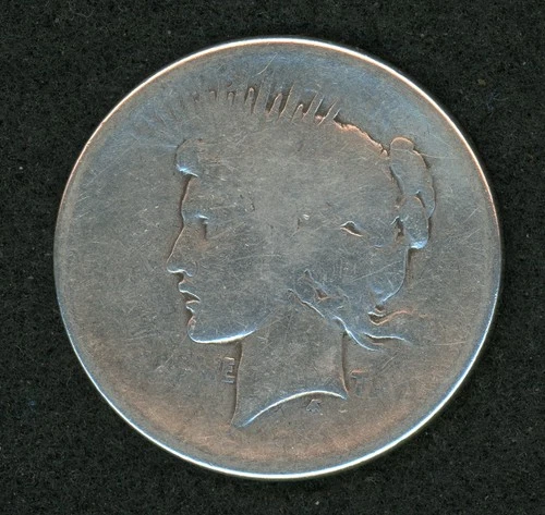 1921 Peace Dollar (PAX stamped on Reverse)
