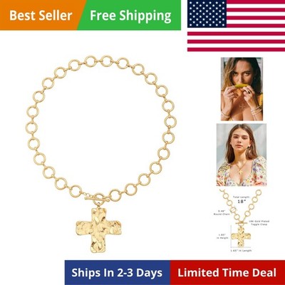 18K Gold Plated Moon Star Lion Evil Eye Love Heart Cross Pendant Necklace Med...