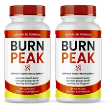 Burn Peak for Advanced Weight Loss, BurnPeak Keto Fat-Burner Formula 120 Caps