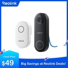 Reolink Wired Video Doorbell PoE Camera 5MP Smart Person Detection 2-Way Audio
