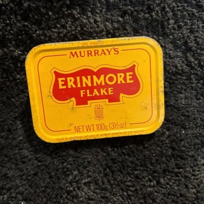 Antique Vintage MURRAYS Erinmore Flake, Empty Pipe, Tobacco Tin