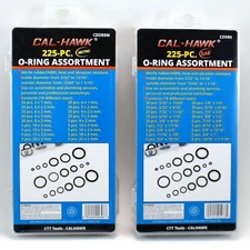 450 pc O-Ring Assortment Set Metric and SAE Plumbing Rubber Gasket Tool Kit