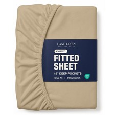 Queen Fitted Sheet Only - All Around Durable Elastic for a Snug Fit - 8 to 15...