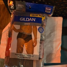 Gildan Men's Briefs 2XL 44-46 5-Pack 100 Cotton Assorted Colors NEW Sealed