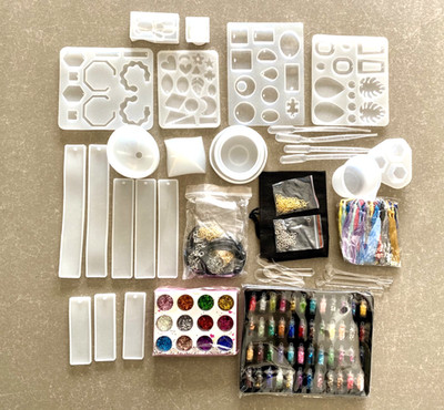 Resin Gießharz Silikonform, 320pcs Epoxidharz Formen Set, Schmuck Silikonform 